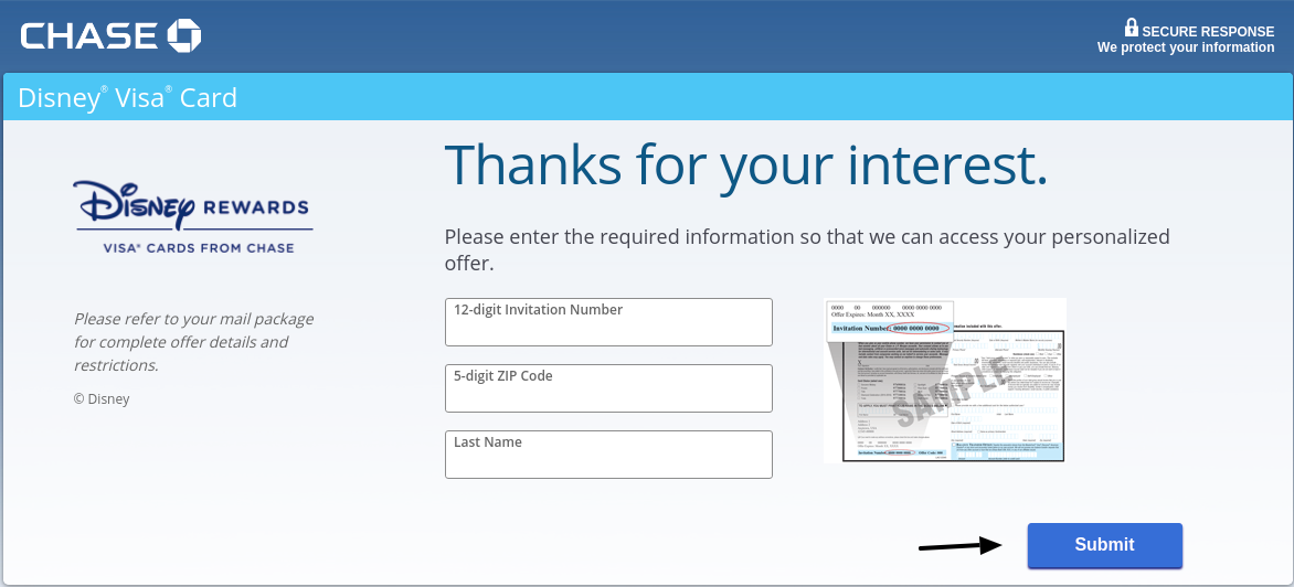 Chase Bank Disney Visa Card Apply