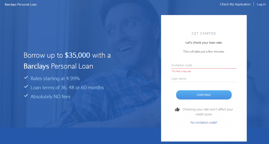 Barclays Personal Loan Apply