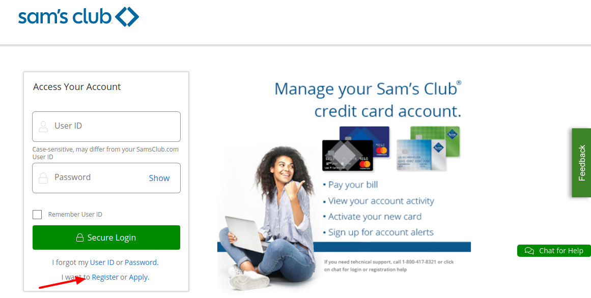 Sam s Club Credit Card Register