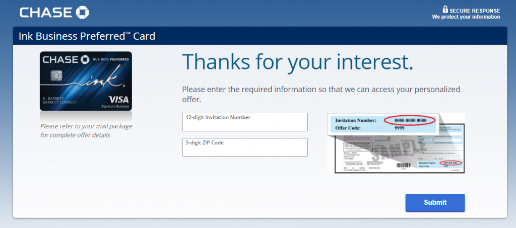 Chase Bank Ink Business Preferred Credit Card Apply