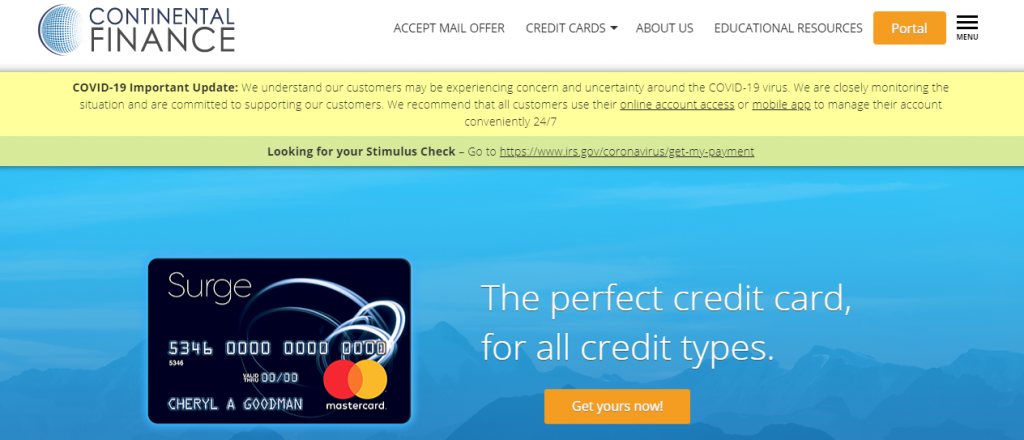 How to apply for the Surge MasterCard credit Card