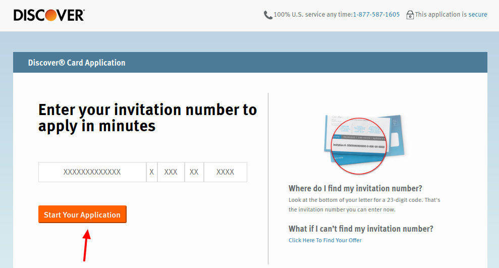 Discover Card Application