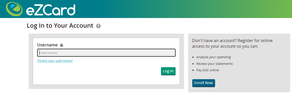 eZCard Login