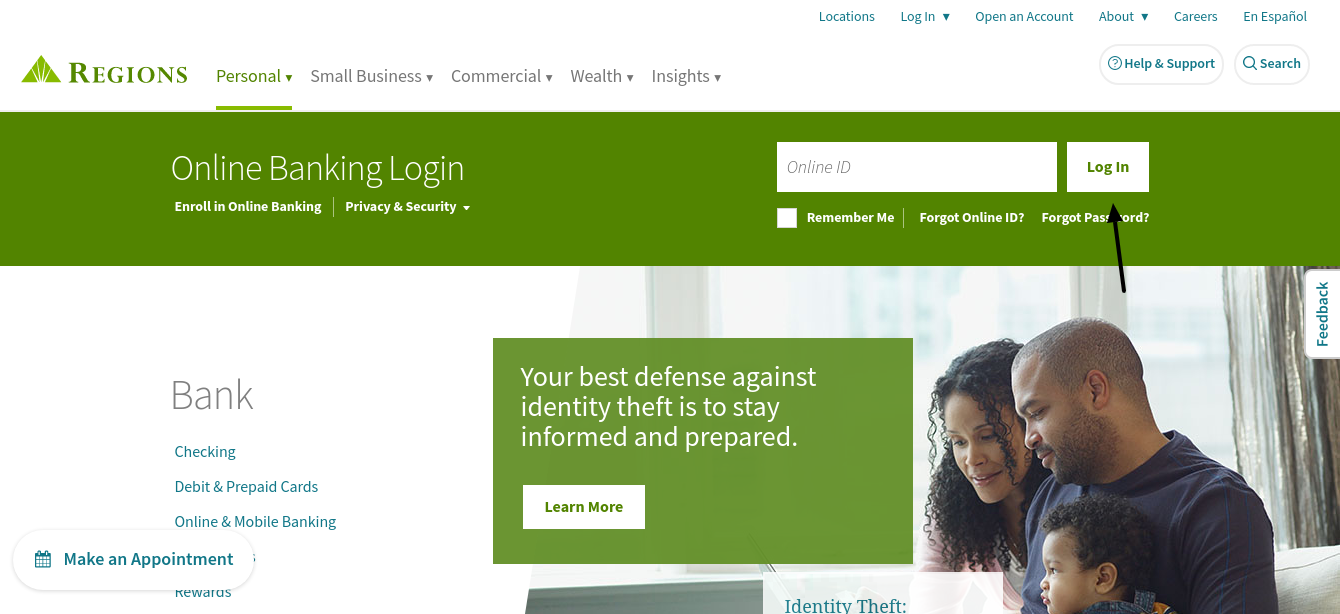 regions debit card activation