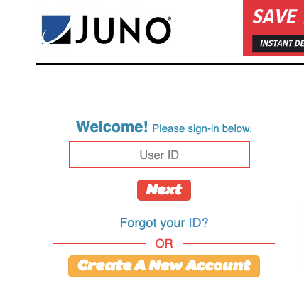 Juno webmail login
