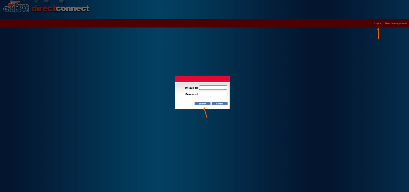 price chopper direct connect login