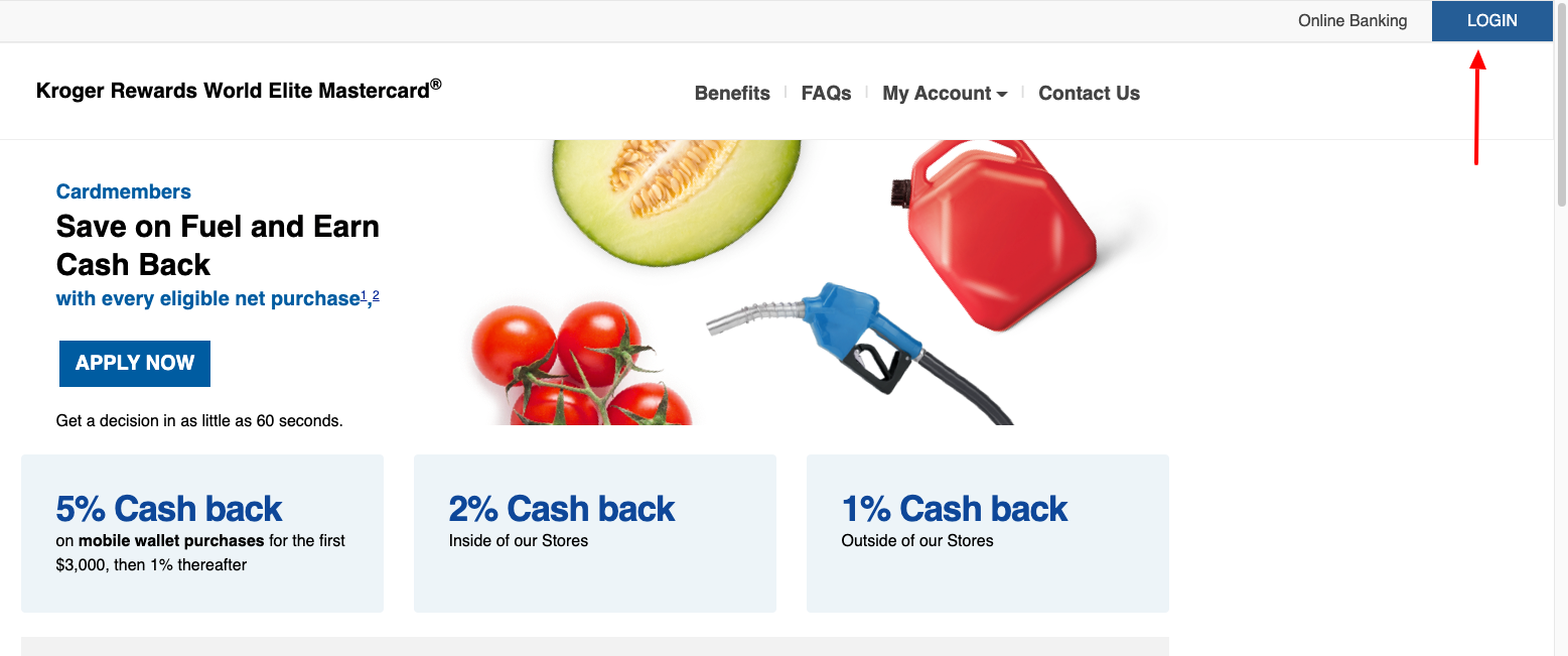 kroger 123 rewards card login