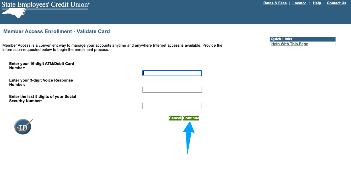 Enroll your NCSECU Member account