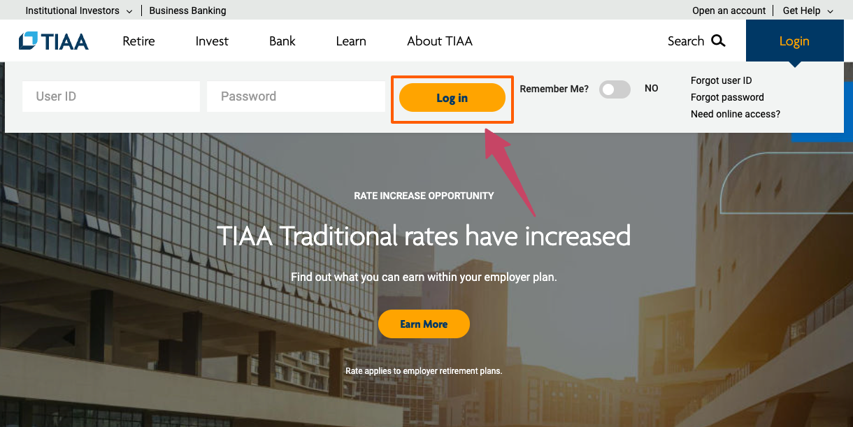 Tiaa Cref Login