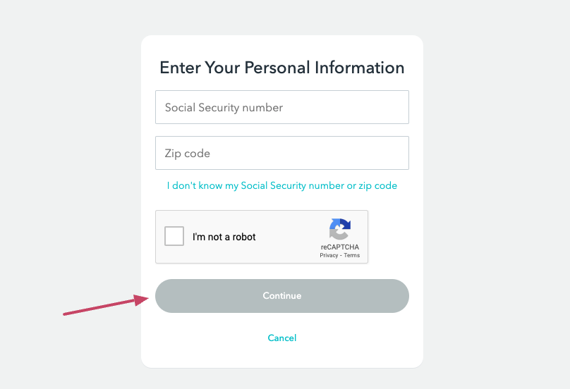 forgot password for turbotax card 