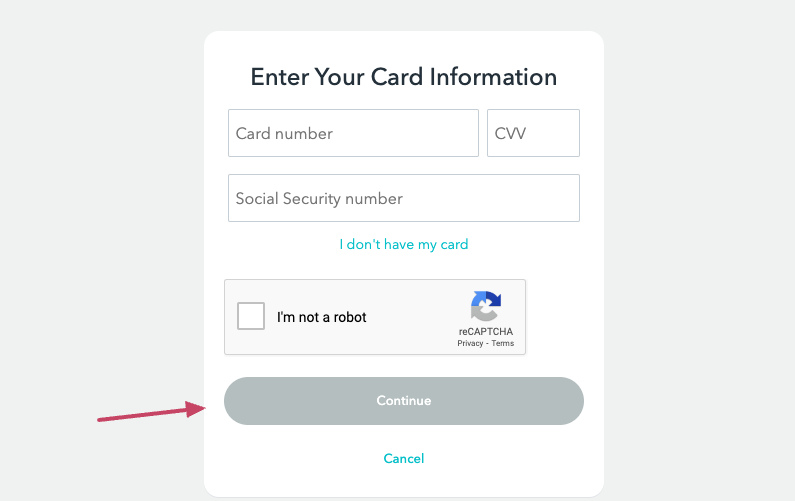 turbotax card forgot username