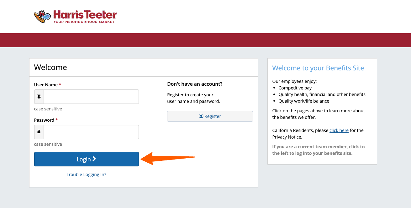Harris Teeter Employee Login